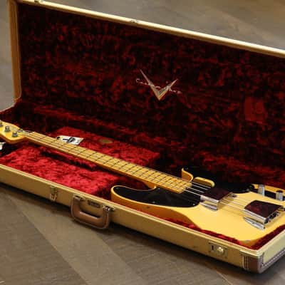 Unplayed! 2021 Fender Limited Edition Custom Shop 1951 Reissue Precision Bass Relic Aged Nocaster Blonde + COA OHSC image 22