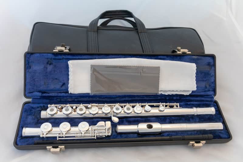 Gemeinhardt 3SB Intermediate Flute *All Solid Silver *B-foot *Open-hole *Cleaned & Serviced image 1