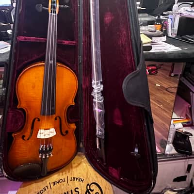 Copy Of Antonius Stradivarius 15.5" Viola 'Faciebat Cremona 1713' Made in Romania 1992 image 3