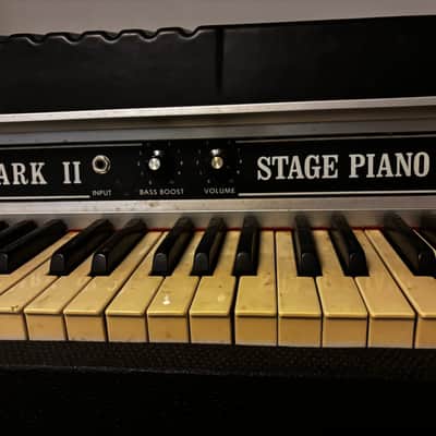 Rhodes Mark II Stage 73-Key Electric Piano 1979 - 1983 - Black Flat Top image 8
