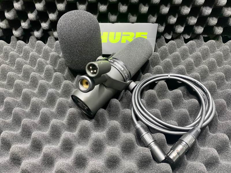 Shure SM7B Cardioid Dynamic Microphone w/XLR | Reverb