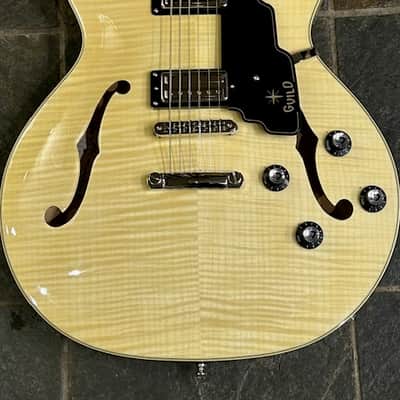 Guild Newark St. Collection Starfire IV ST Maple Natural Flame image 2