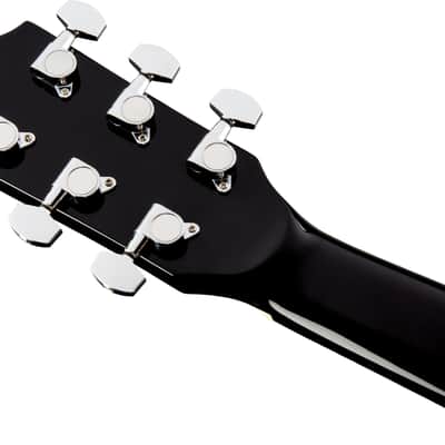 Fender CD-60SCE Dreadnought, Walnut Fingerboard - Black image 3