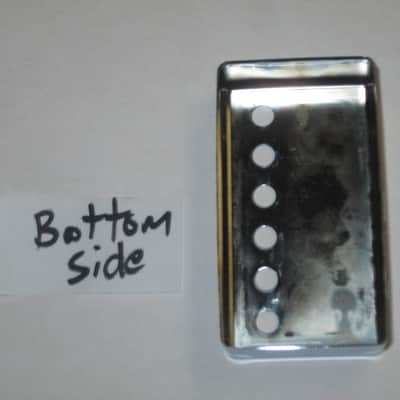 lightly used (has less than light average wear) genuine Gibson PRPC-015 Chrome Bridge Humbucker Cover - BRIDGE pole spacing: 52mm image 14