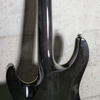 ESP Horizon Kiko 27 Frets Heel Cut 2013 See Thru Black Grass Roots image 11