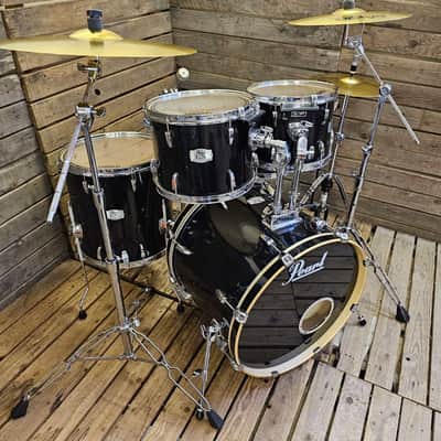 Drum Kit Pearl Export EX, Black Complete USED! RKEXP140326 image 3