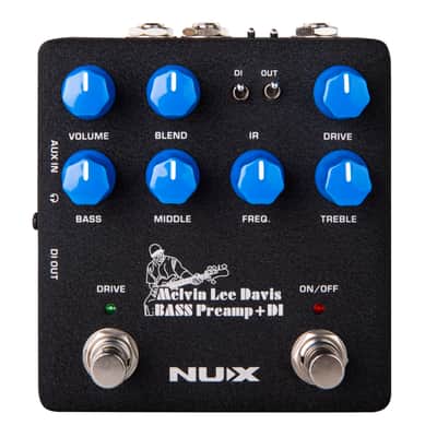 New NUX NBP-5 Melvin Lee Davis Bass Preamp & DI Guitar Effects Pedal image 2