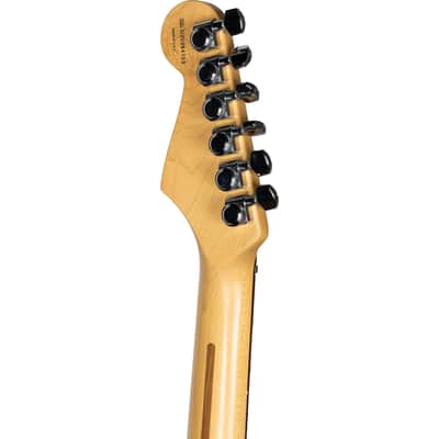 Fender American Deluxe Fat Stratocaster HSS - Crimson Red Transparent image 8