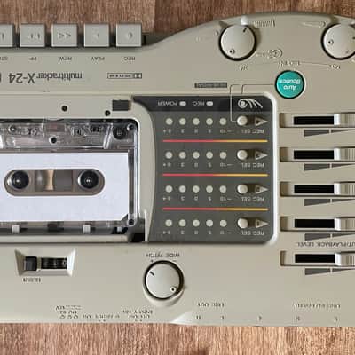 [Very Rare] Fostex X24 4 Track Cassette Multitracker Portastudio 1998 - Grey image 2