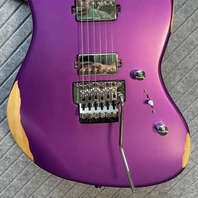 SBS Steve Brown Sound Guitars VS200 Includes Our FretWerx In USA Fret Dress and Setup! Purple Metallic image 1