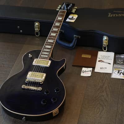 2012 Gibson Custom Shop Les Paul Standard F Cobalt Blue Flametop + COA OHSC image 1