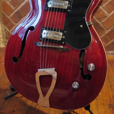 Vintage Italian Contessa HG-130 F Hole Archtop Semi acoustic Hollow Body Jazz Guitar image 13