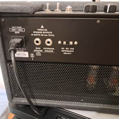 Fender Bassbreaker 45 2-Channel 45-Watt Guitar Amp Head 2016 - 2018 - Gray Tweed image 3