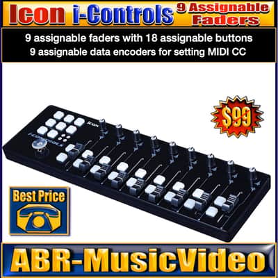 Icon i-Controls 9 Assignable Faders image 1