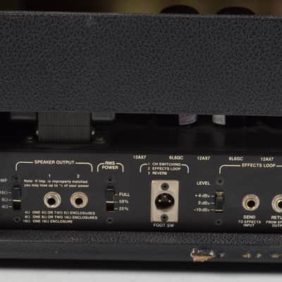 Vintage Carvin X-100 100 Watt Guitar Head Tube Amp Amplifier With Footswitch image 5