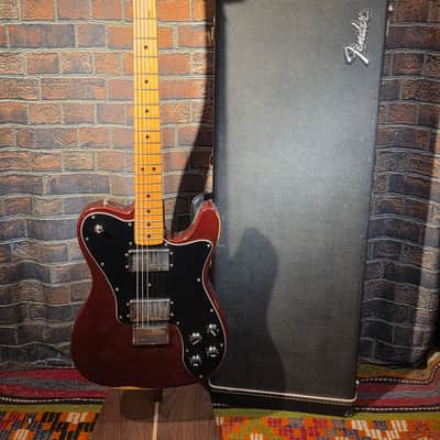 Vintage 1978 Fender Telecaster Deluxe Wine Red w/ OHSC & Owner's Manual - ONE OWNER, SUPER RARE!! image 1