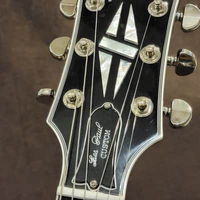 Gibson Les Paul Custom 5 of 5 2021 Vintage Holiday Green / Red Metal Flake image 18