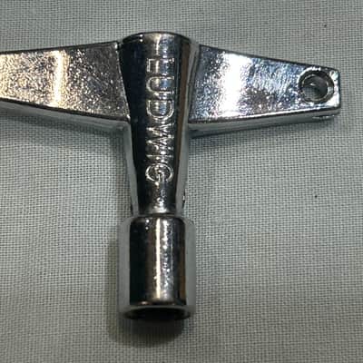 Ludwig Drum Key (10115-U-136) 70's - chrome image 1