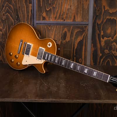 Gibson Custom '59 Les Paul Standard Golden Poppy Burst Murphy Lab Ultra Light Aged image 14