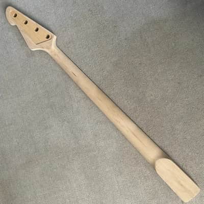 DIY Project Unfinished 4 String Bass Maple Neck Rosewood Fingerboard image 5