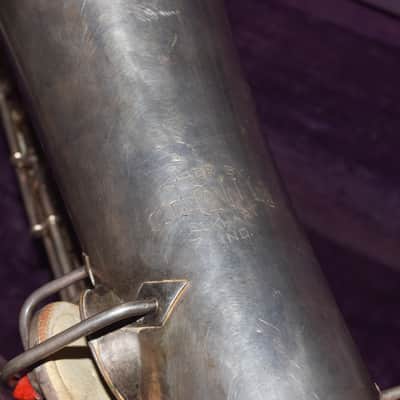 C.G. Conn C Melody Silver Plated Alto Saxophone 1922 image 5