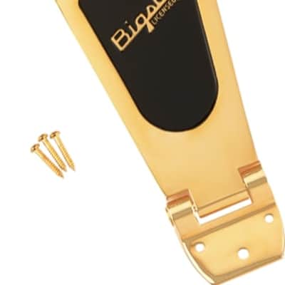 Bigsby B60 Vibrato Tailpiece with Tremolo Bar, Gold image 1