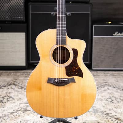 Taylor 214ce Grand Auditorium Acoustic/Electric Guitar with Gig Bag image 4