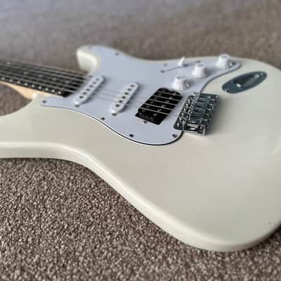 Kurt Cobain K White Strat Replica Build Electric Guitar image 8