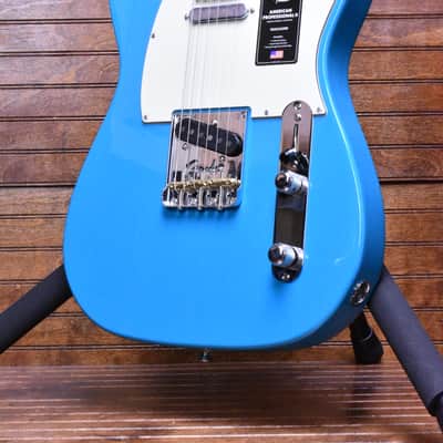 Used Fender American Professional II Telecaster®, Maple Fingerboard, Miami Blue image 1