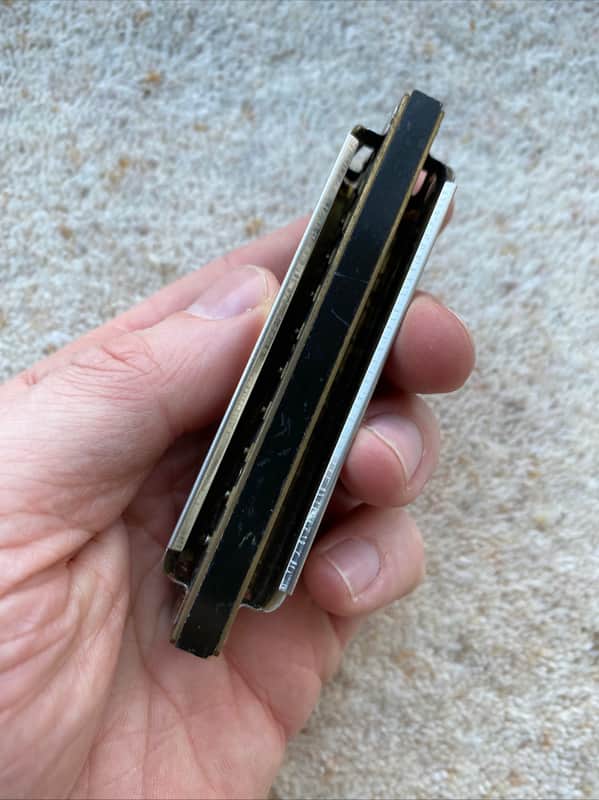 Vintage Echo Super Vamper Harmonica by M.Hohner & Yellow Box