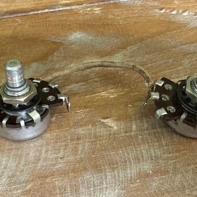 Vintage 1954 Fender Telecaster Pots Potentiometers 250k Stackpole 50s image 1