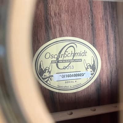 Oscar Schmidt OU53S Baritone Ukulele - Spruce top, Rosewood Back - ***Phitz HARDSHELL CASE INCLUDED*** image 2