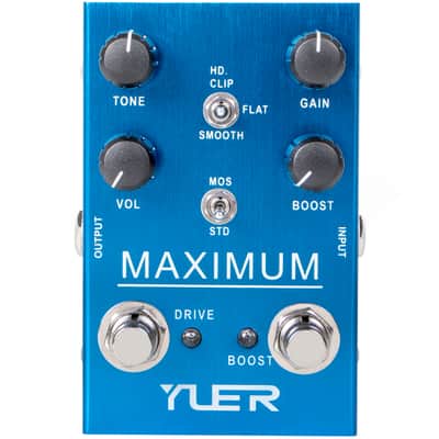 YUER MAXIMUM Overdrive Electric Guitar Effects Pedal True Bypass ✅New image 1