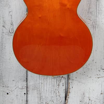 Gretsch Synchromatic Nashville Hollow Body Electric Guitar 50's Orange with Case image 11