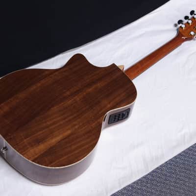 LUNA Vista Stallion acoustic electric guitar - Exotic Wood Top w/ Hard Shell Case image 6