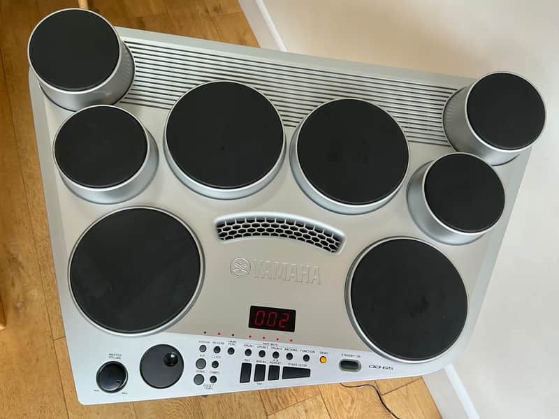 Yamaha DD-65 8-Pad Tabletop Electronic Drum Set 2015 - Silver image 1