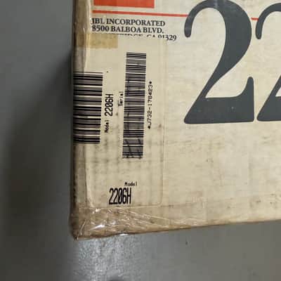 JBL 2206H Professional Series 8 Ohm Woofer New Sealed In Box image 4