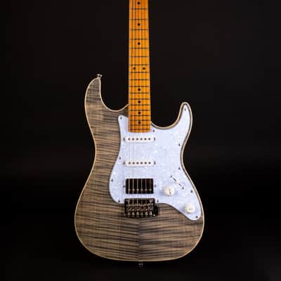 JET JS-450 TBK - Gloss Transparent Black with Flame Maple Top image 1