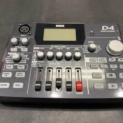 Korg D4 Compact 4- track digital recorder. w/ box, manual, ac adapter (2) image 2