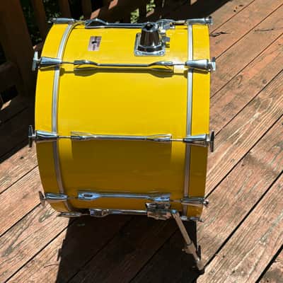 Vintage Yamaha BD-922RA 1983 22" x 14" Bass Drum in Mellow Yellow image 3