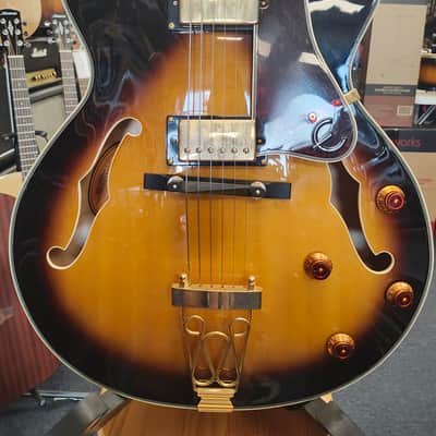 Epiphone Emperor II Joe Pass Electric Guitar w/ Hardcase - Vintage Sunburst image 1