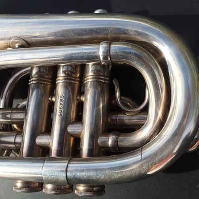 E Benge USA Silver Pocket Trumpet image 12