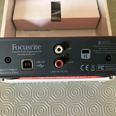 Focusrite Scarlett Solo USB 2.0 Audio Interface 2015 - 2016 - Red / Black image 8