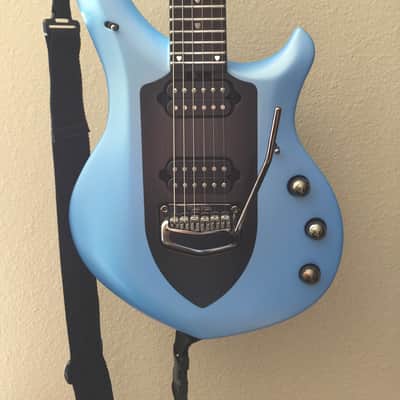 Ernie Ball Music Man Majesty 2014 Baby Blue and Tangerine Dream image 2