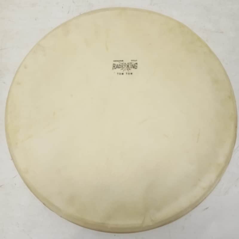 Slingerland 16" Radio King Floor Tom Drum Calf Skin Resonant/Batter Head Vintage image 1