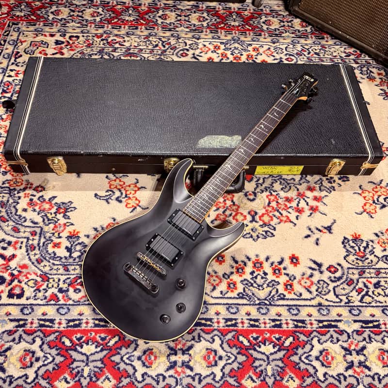 2011 FGN Expert Elan - Joshua Moore (We Came As Romans) - Made In Japan - Matte Black w/ OHSC image 1