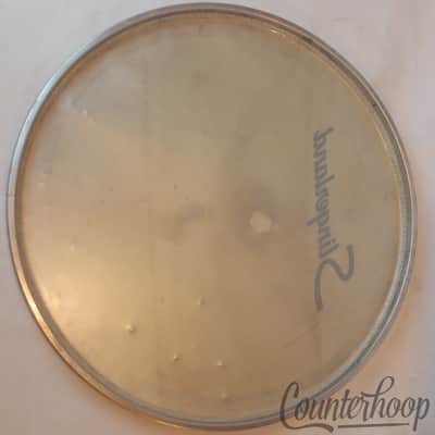 *Slingerland 20" Bass Drum Logo Head Batter/Resonant Vintage 60s-70s Niles Era* image 3