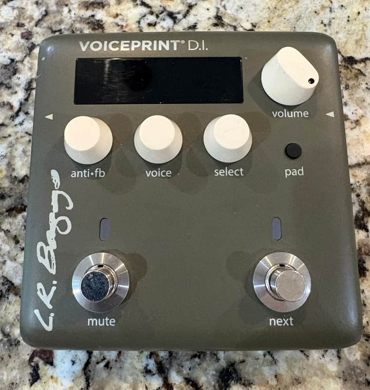 LR Baggs Voiceprint DI Acoustic Guitar Impulse Response Pedal 2010s Black image 1