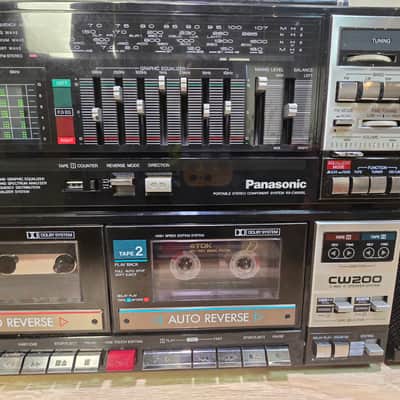 100% Serviced Panasonic RX-CW200L Rare Vintage Cassette Deck Boombox Japan Warranty image 8