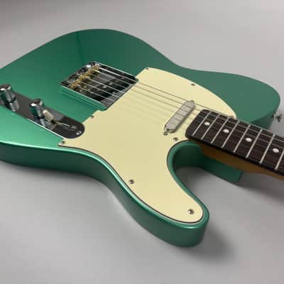 Brown Bear Guitars Featherweight Tele Inverness green metallic image 19